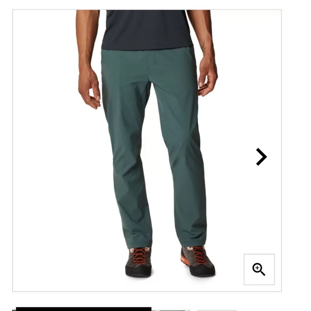 Mountain Hardwear Men's Green Pants